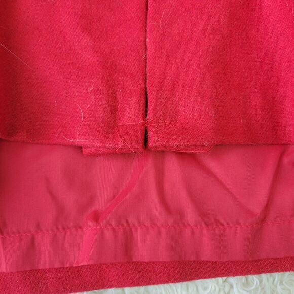 Angie Monaco Women’s Blazer Jacket And Skirt Set Red 7/8 - Picture 9 of 10